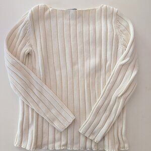 Ann Taylor Women's Medium Cream Sweater